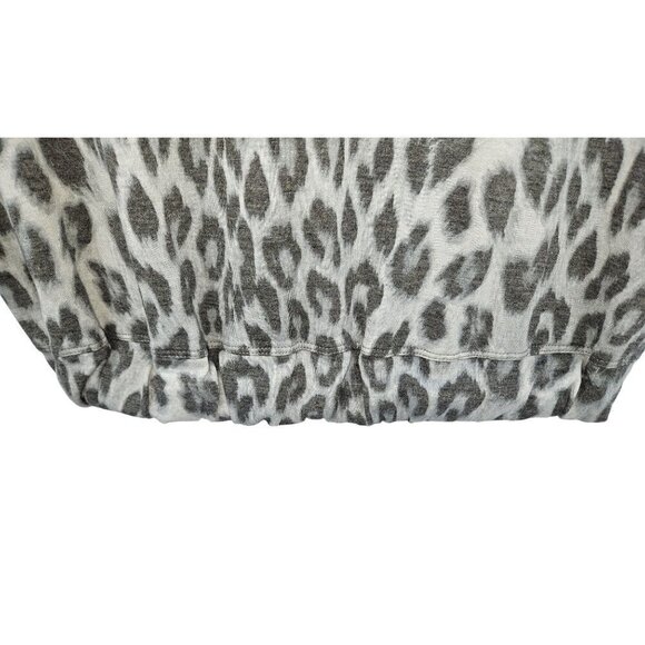 Peyton Jensen Blakely Animal Print Top Womens Sz S Small Dolman Baggy Boxy Soft - Picture 10 of 12